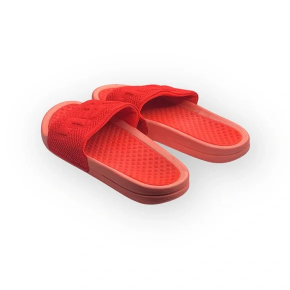 APL x Free People 𖤐 Limited Ed Logo Techloom Slide Sandal 𖤐 Magma Orange 𖤐 9M - Picture 6 of 16